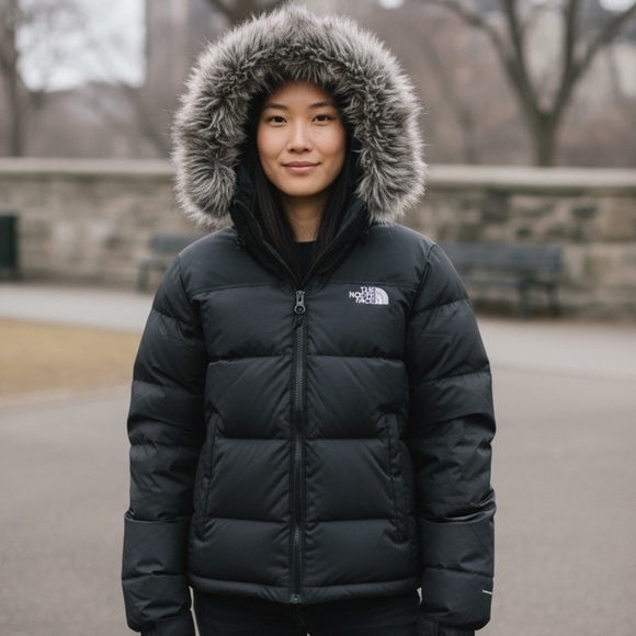 The North Face Jackets & Blazers - The North Face Women's Black Cropped Puffer coat